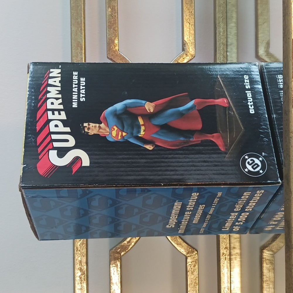 Vintage 1998 Bowen Superman Miniature Statue.Limited/#4908Seinfeld Show FAV Prop